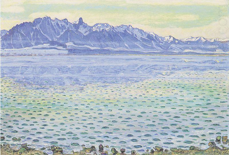 Thunersee mit Stockhornkette, Ferdinand Hodler